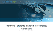 Tablet Screenshot of bekeetech.com